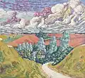 "On the Road from Viljandi to Tartu", 1915-1916, Oil on canvas, Art Museum of Estonia