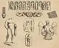 Some decorative elements, including Greco-Roman examples