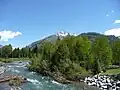 South aspect of Krag Peak with Eagle Creek