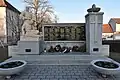 The War Memorial located just next to the church