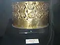 'The crown of the fourteen faces' of one of the excavated tombs of Kuntur Wasi. It was part of the funerary equipment of the ruling elite