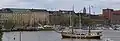 Pohjoisranta waterfront in Kruununhaka as seen from nearby Katajanokka