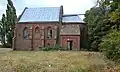 Church of Czech community in Kupychiv - side view