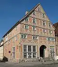Half-timbered house dating from 1663