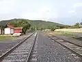 Tracks near the Tlajomulco railway station, future terminal of Line 4