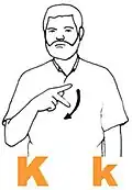 K