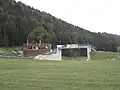 The footbridge used for cross-country events