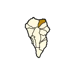 Location in La Palma