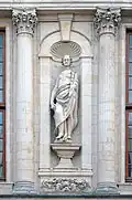 Justice, on the façade of La Rochelle city hall