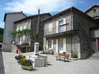 The centre of the village