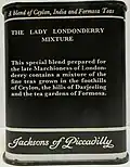 The Lady Londonderry tea sources