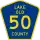 County Road Old 50 marker
