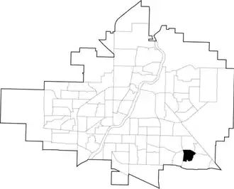 Lakeview location map