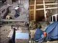Lapa do Santo - Main areas of excavation.
