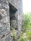 The sea-facing walls