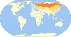 Map of range