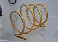 Gold torque from Stretham, England