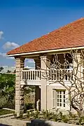 General view of the restored structure.