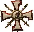 The cross of the Order of Lāčplēsis
