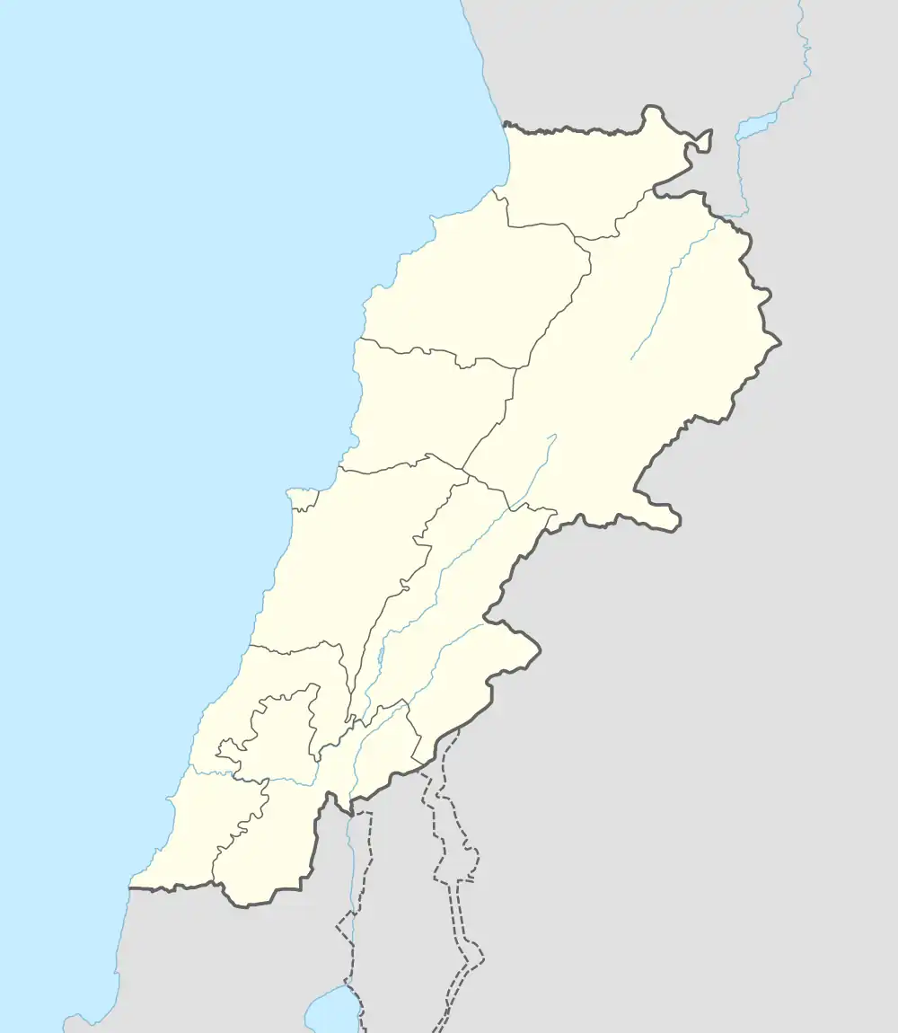 North Lebanon clashes (2014) is located in Lebanon