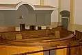 Spectators' and journalists' view of courtroom