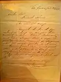 Letter From President Antonio Guzman Blanco to General Fernando Adames