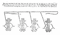 Multi-bolt crossbows connected together