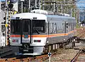 A JR Central 373 series EMU on an Inaji limited express, February 2012