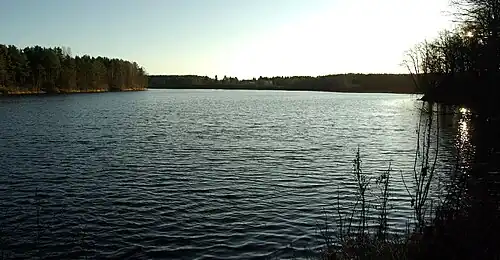 Linnamäe impounded lake on the Jägala River
