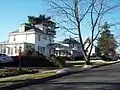 Streetscape in Linthicum Heights Historic District, December 2009