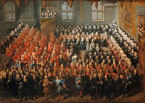 Lit de justice at the Parlement of Paris on 12 September 1715