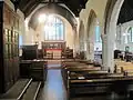 Internal; towards the altar