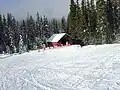 Loading terminal of small chair (echo) at Spout Springs Ski Area