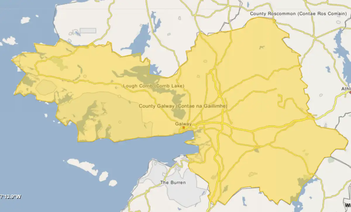 Dunkellin is located in County Galway