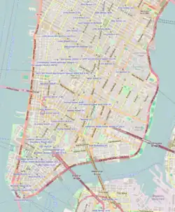 Father Demo Square is located in Lower Manhattan
