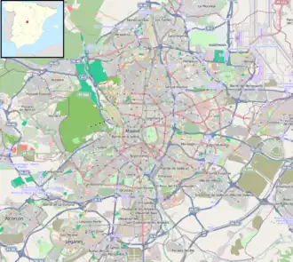 MAD/LEMD is located in Madrid