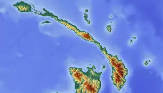Baudisson Island is located in New Ireland