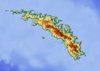 Hercules Bay is located in South Georgia Island