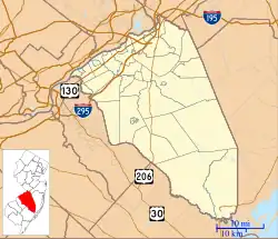 Joint Training and Training Development Center is located in Burlington County, New Jersey