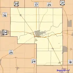Georgetown is located in Cass County, Indiana