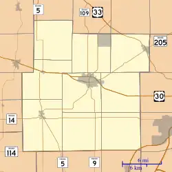 Dunfee is located in Whitley County, Indiana