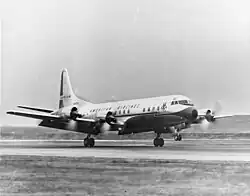 Image of an aircraft landing