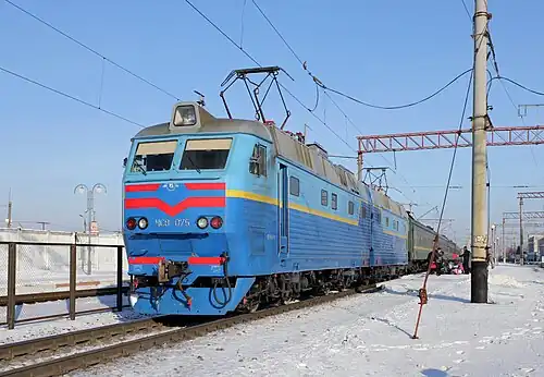 Image 7 ChS8 Photograph: George Chernilevsky The ChS8 is an electric mainline passenger locomotive used in Russia and Ukraine. Built between 1983 and 1989, it was developed for pulling long passenger trains (28–32 carriages) at speeds of 100 kilometres per hour (60&nbsp;mph) or faster. Since 2010 Russia has switched to more energy-efficient designs, such as the EP10 and EP20. More selected pictures