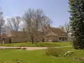 Southeast view of main house
