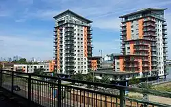 Mast Quay development (first phase, 2004–06), from SE