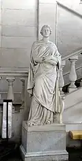 Sappho Statue in the Foyer of King's Building