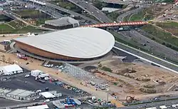 A hyperbolic paraboloid saddle roof: the London Velopark