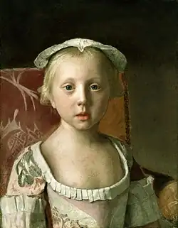 Portrait of Princess Louisa of Great Britain, 1754