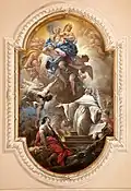 Apparition of the Virgin to St Bernard by Luca Giordano