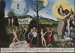 Cranach the Elder, Law and Grace, 1529